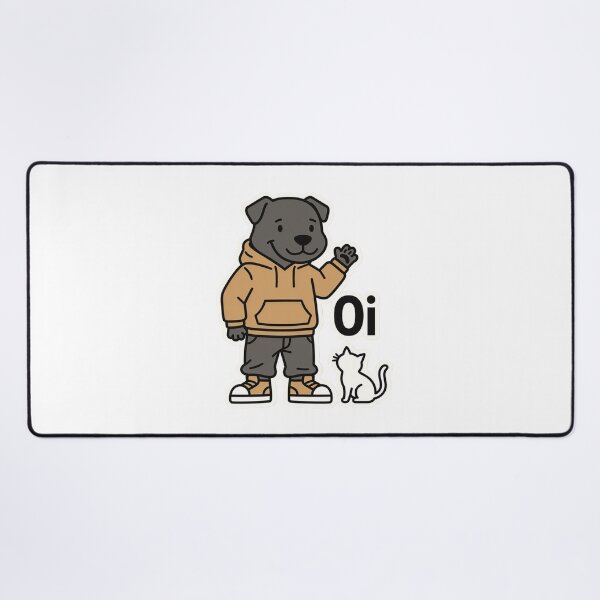 Item preview, Oi Streetwear Gray Dog And White Cat designed and sold by a575642903.