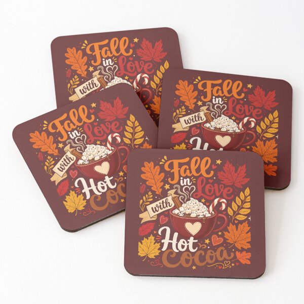 Item preview, Fall in Love with Hot Cocoa designed and sold by Pixel-Lair.