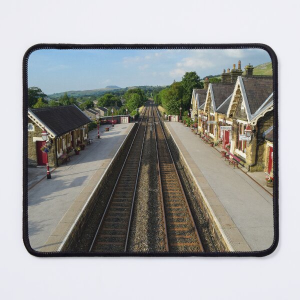 Item preview, Historic Settle Railway Station in the Yorkshire Dales designed and sold by ArtworkNorth.