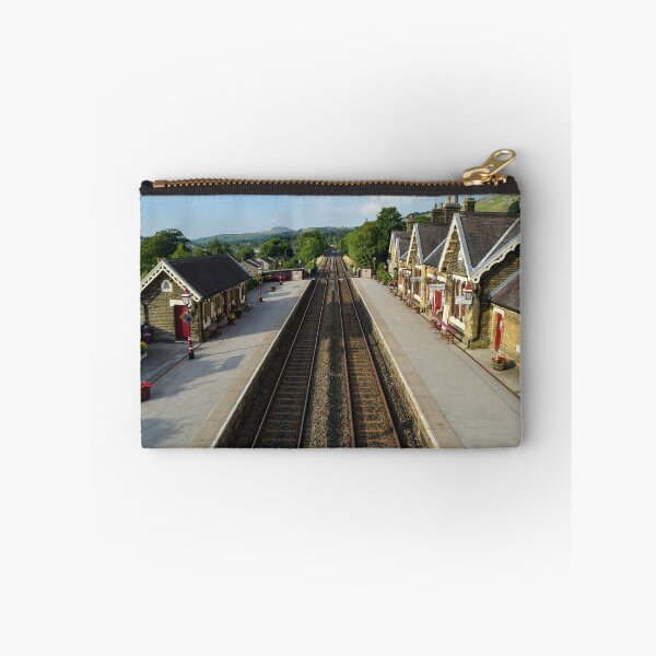 Item preview, Historic Settle Railway Station in the Yorkshire Dales designed and sold by ArtworkNorth.