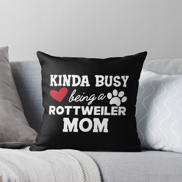 Item preview, Kinda Busy Being a Rottweiler Mom Heart Paw Design designed and sold by GiaoCalonas.