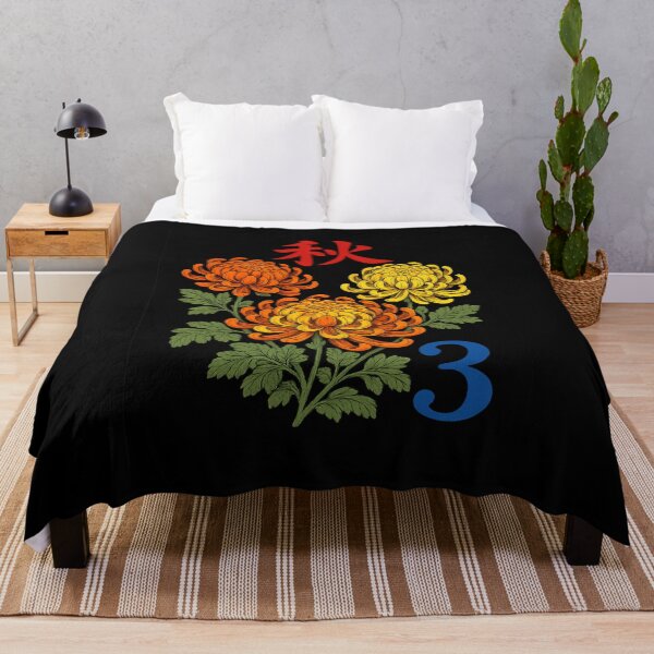 Item preview, Mahjong Tiles Autumn Chrysanthemum Tile Game Day T-Shirt | Fall Mahjong Player Graphic Gift designed and sold by Trendably.