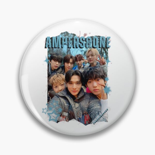 Item preview, AMPERS&ONEe Global KPOP Boy Group Black and White Collage Digital Art Portrait designed and sold by AJUNICE STUDIO.