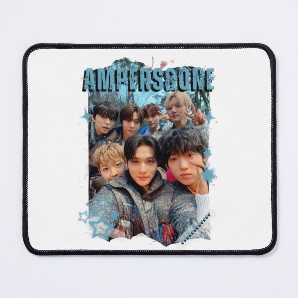 Item preview, AMPERS&ONEe Global KPOP Boy Group Black and White Collage Digital Art Portrait designed and sold by AJUNICE STUDIO.