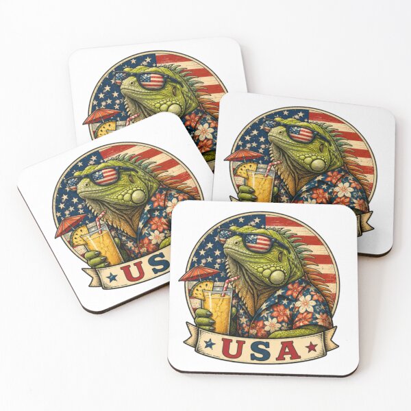 Item preview, Iguana Genial Disfrutando de una Piña Colada designed and sold by JonysCreativeDesigns.