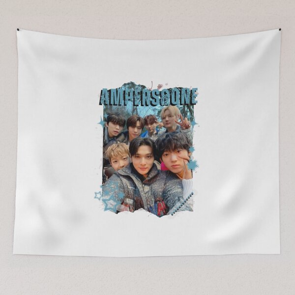 Item preview, AMPERS&ONEe Global KPOP Boy Group Black and White Collage Digital Art Portrait designed and sold by AJUNICE STUDIO.