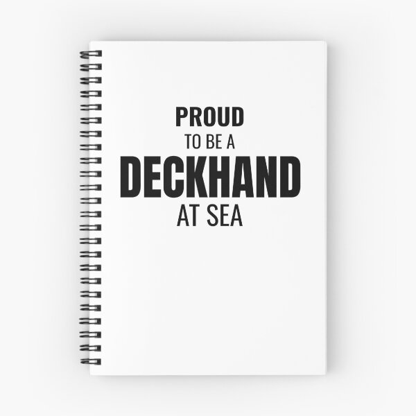 Item preview, Proud to be a Deckhand at Sea (Black) designed and sold by ShipCrewNation.