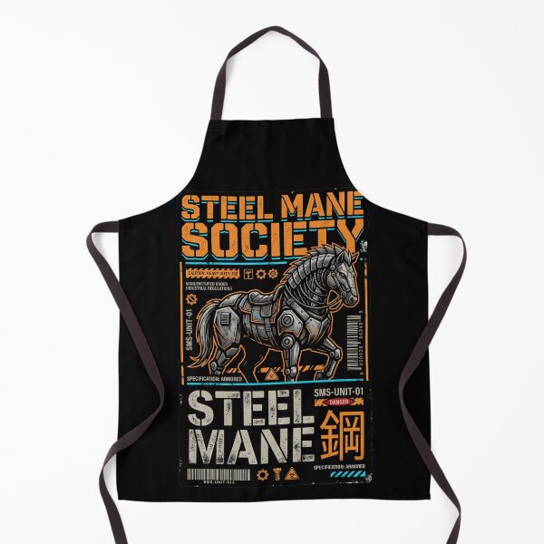 Item preview, Steel Mane Society Mecha Horse — Cyberpunk Armored Stallion v3 designed and sold by CornishPixiPony.