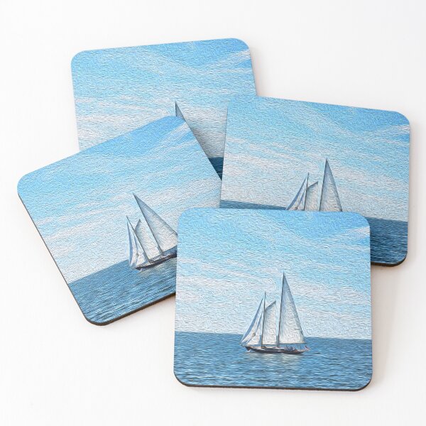 Item preview, Sailboat on the Sea  designed and sold by PopPucks.