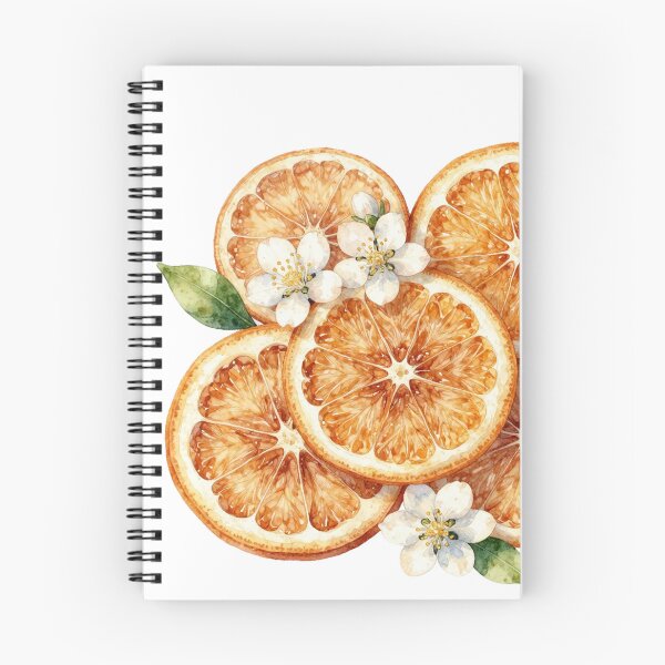 Item preview, christmas orange flowers and slices designed and sold by WildArtIT.