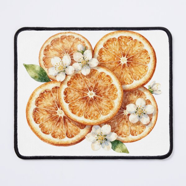 Item preview, christmas orange flowers and slices designed and sold by WildArtIT.