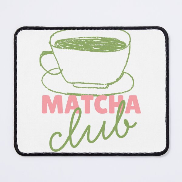 Item preview, matcha club green tea illustration designed and sold by introvertarts.