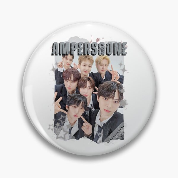 Item preview, AMPERS&ONEe Global KPOP Boy Group Black and White Collage Digital Art Portrait designed and sold by AJUNICE STUDIO.