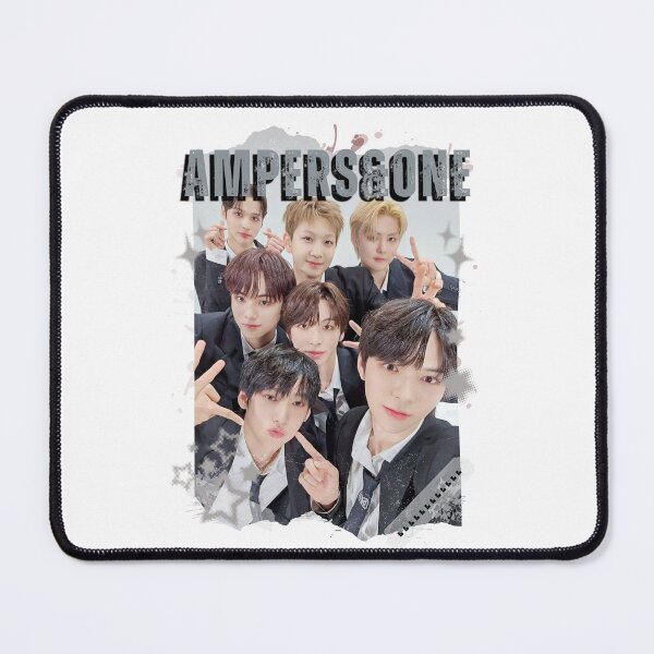 Item preview, AMPERS&ONEe Global KPOP Boy Group Black and White Collage Digital Art Portrait designed and sold by AJUNICE STUDIO.