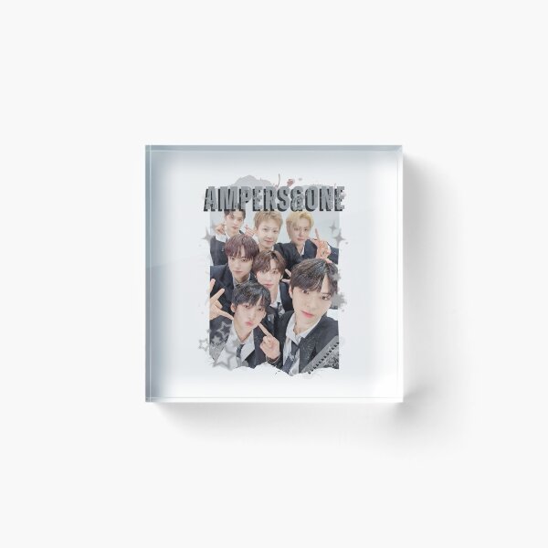 Item preview, AMPERS&ONEe Global KPOP Boy Group Black and White Collage Digital Art Portrait designed and sold by AJUNICE STUDIO.