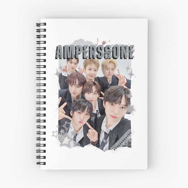 Item preview, AMPERS&ONEe Global KPOP Boy Group Black and White Collage Digital Art Portrait designed and sold by AJUNICE STUDIO.