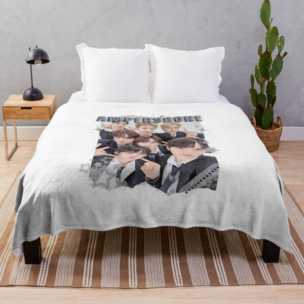 Item preview, AMPERS&ONEe Global KPOP Boy Group Black and White Collage Digital Art Portrait designed and sold by AJUNICE STUDIO.