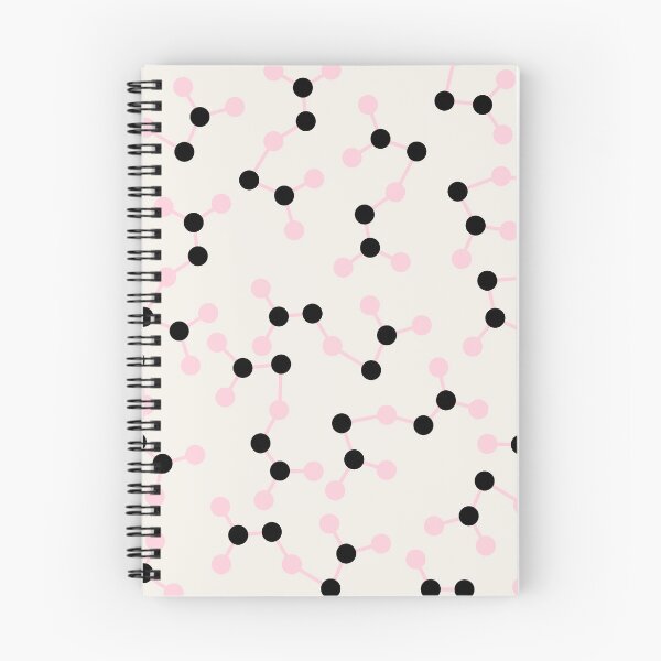 Item preview, Molecule Pattern in Black and Pink designed and sold by GemsAnatomy.