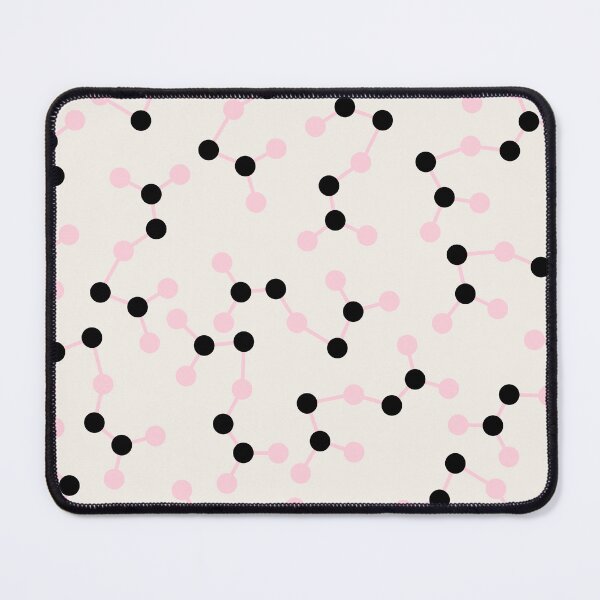 Item preview, Molecule Pattern in Black and Pink designed and sold by GemsAnatomy.