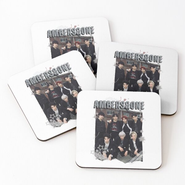 Item preview, AMPERS&ONEe Global KPOP Boy Group Black and White Collage Digital Art Portrait designed and sold by AJUNICE STUDIO.