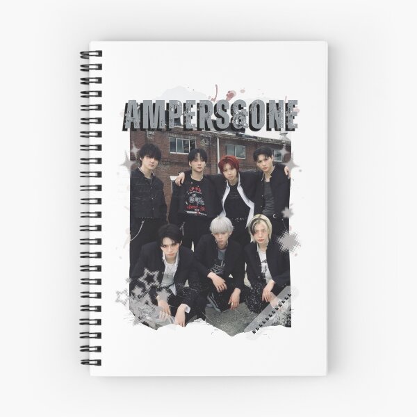 Item preview, AMPERS&ONEe Global KPOP Boy Group Black and White Collage Digital Art Portrait designed and sold by AJUNICE STUDIO.
