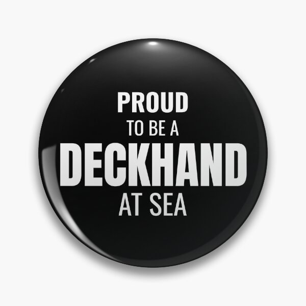 Item preview, Proud to be a Deckhand at Sea (White) designed and sold by ShipCrewNation.