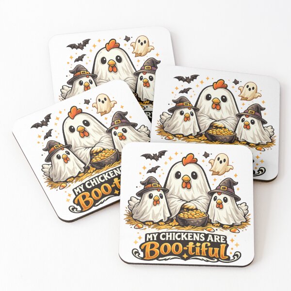 Item preview, My Chickens Are Boo-tiful – Funny Halloween Chicken Shirt | Cute Ghost Chicken Design designed and sold by Ayden World.