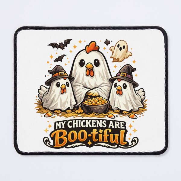 Item preview, My Chickens Are Boo-tiful – Funny Halloween Chicken Shirt | Cute Ghost Chicken Design designed and sold by AydenWorld.