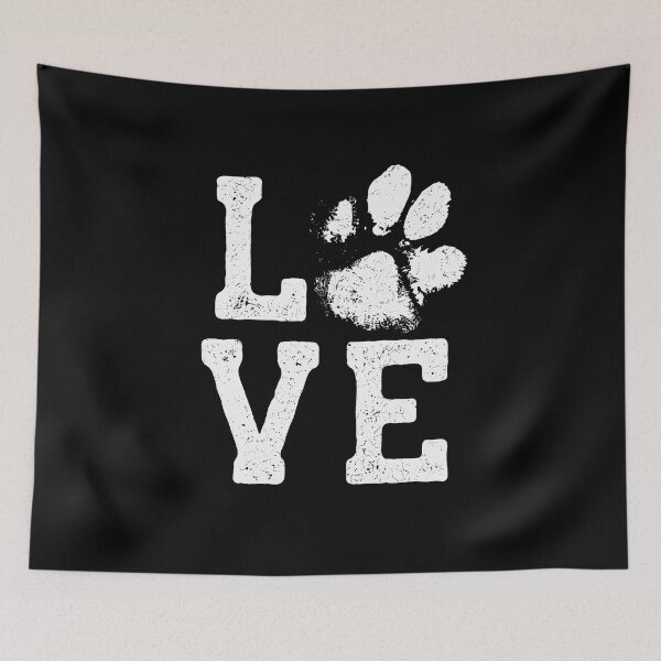 Item preview, Love Paw Print Graphic designed and sold by GiaoCalonas.