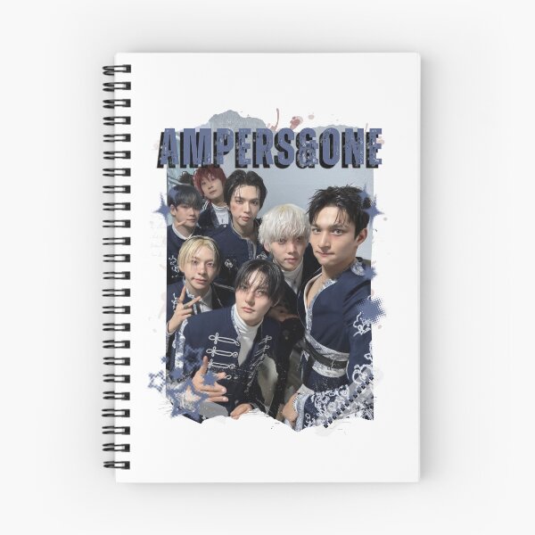 Item preview, AMPERS&ONEe Global KPOP Boy Group Black and White Collage Digital Art Portrait designed and sold by AJUNICE STUDIO.