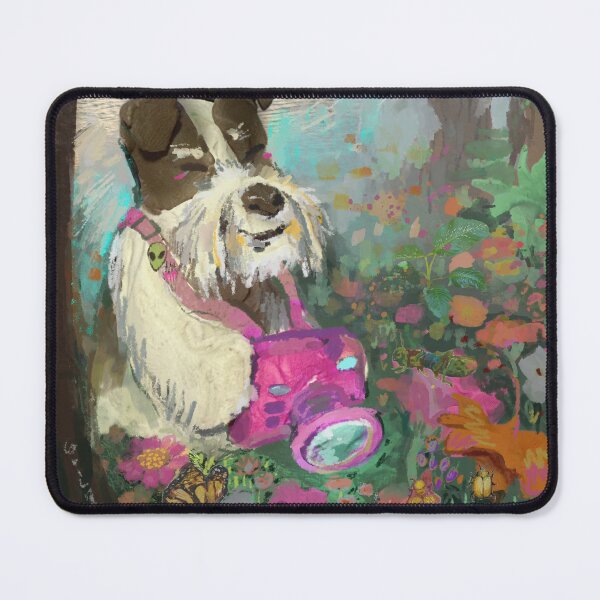 Item preview, With maturity, this dog stopped trampling on flowers and started photographing them for posterity. designed and sold by guilhernunes.