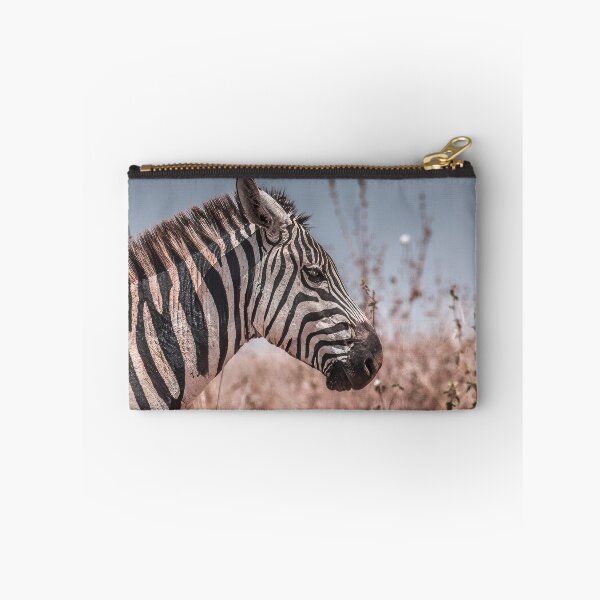 Item preview, Striking Zebra Profile Portrait in the Wild designed and sold by OlaniPictures.