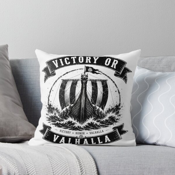 Item preview, Victory or Valhalla – Viking Longship | Norse Warrior designed and sold by Bizon2910.