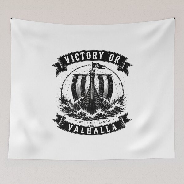 Item preview, Victory or Valhalla – Viking Longship | Norse Warrior designed and sold by Bizon2910.