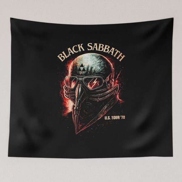 Item preview, Black Sabbath - U.S. Tour '78 "Never Say Die!" Vintage Graphic designed and sold by interdesigner.
