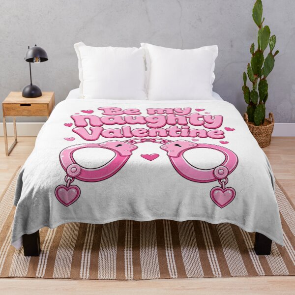Item preview, Be My Naughty Valentine Pink Handcuffs Funny Gift designed and sold by Aliplus+.