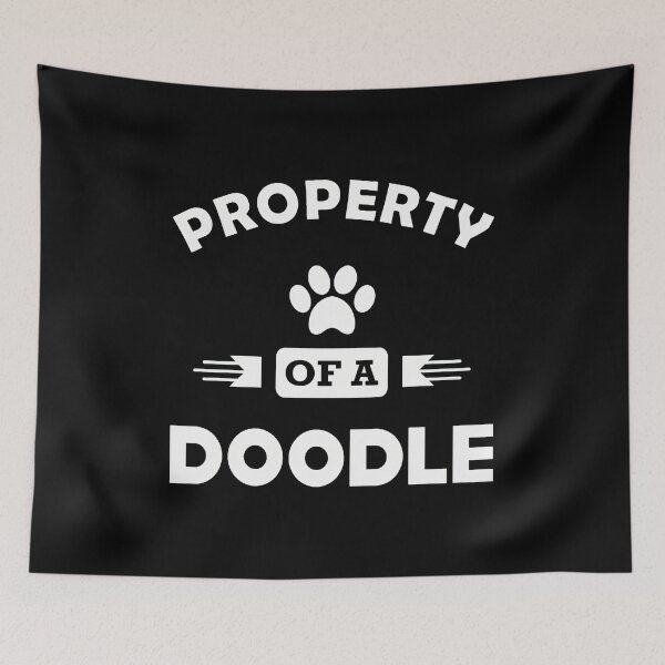 Item preview, Property Of A Doodle Paw Print Dog Owner designed and sold by GiaoCalonas.