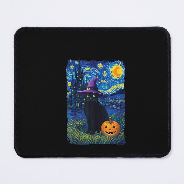 Item preview, Cat Starry Night Halloween designed and sold by ChaosColorCo.