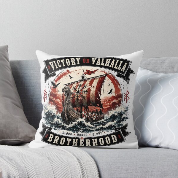 Item preview, Victory or Valhalla – Viking Longship Brotherhood designed and sold by Bizon2910.