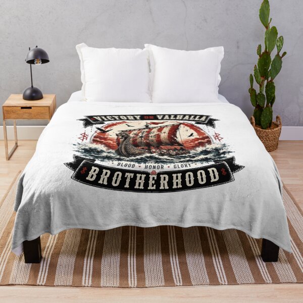 Item preview, Victory or Valhalla – Viking Longship Brotherhood designed and sold by Bizon2910.