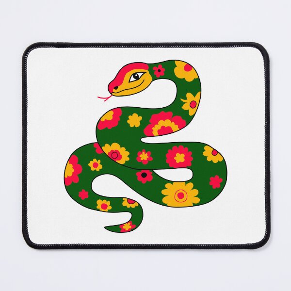 Item preview, Superb colorful and flowery snake designed and sold by Dibbouk.