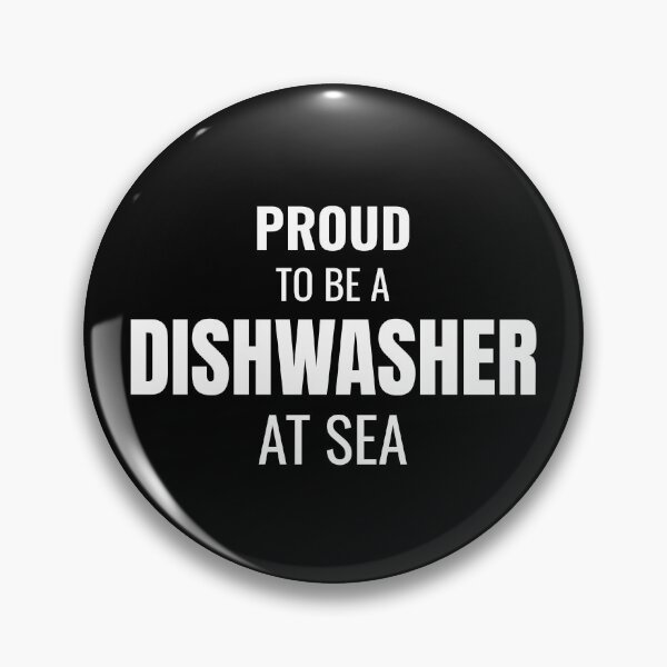 Item preview, Proud to be a Dishwasher at Sea (White) designed and sold by ShipCrewNation.