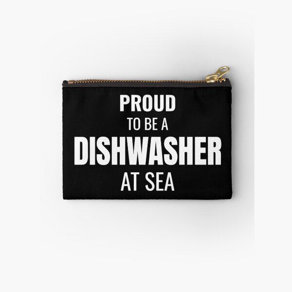 Item preview, Proud to be a Dishwasher at Sea (White) designed and sold by ShipCrewNation.