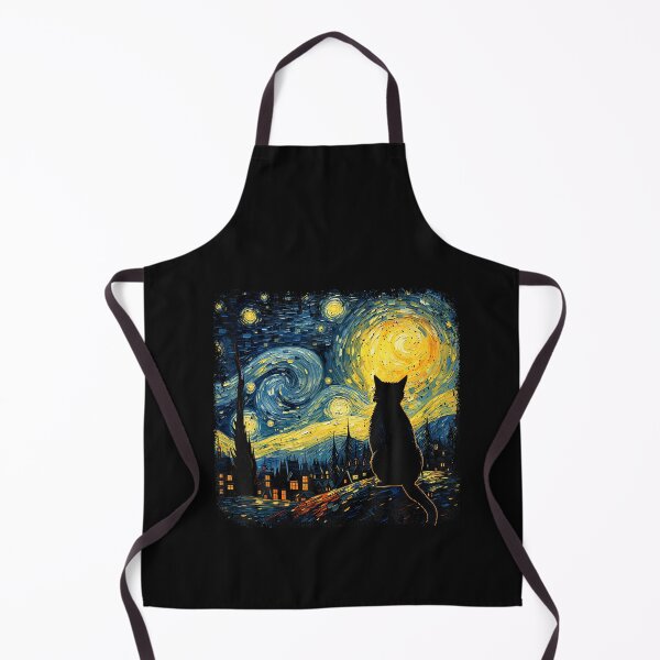 Item preview, Cat Starry Night Van Gogh Cat For Cat Lover Cat Mom Cat Dad designed and sold by ChaosColorCo.