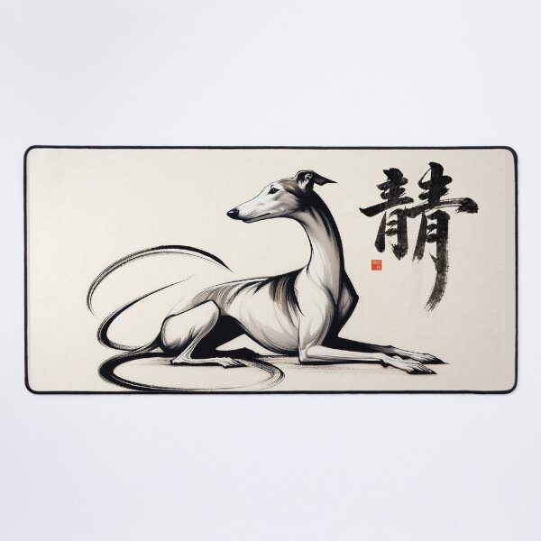Artikelvorschau, GALOGO – RSS-02 静 Stillness - Quiet Presence entworfen und verkauft von GALOGO – Art for Sighthounds & Animal Welfare.