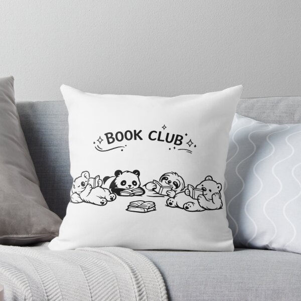 Item preview, Book Club Reading Animals | Cozy Animal Line Art | Book Lover Gift designed and sold by Little Moments Co..
