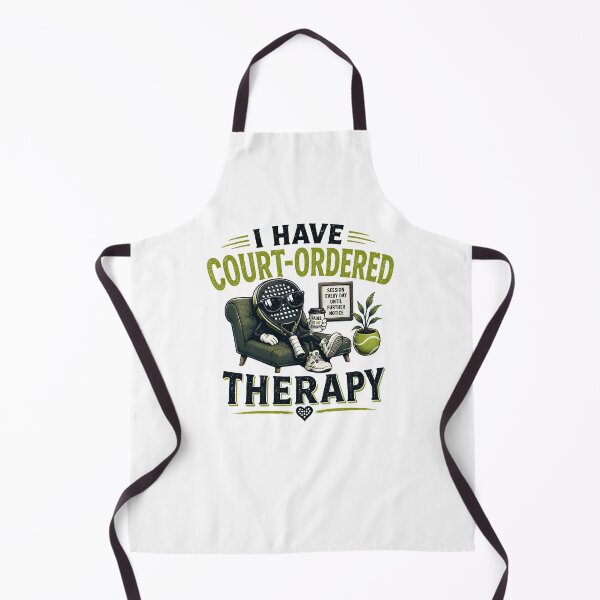 Item preview, Padel I Have Court Ordered Therapy | Funny Padel Shirt | Padel Therapy designed and sold by Rikas-art.