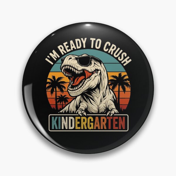 Item preview, I'm Ready to Crush Kindergarten Dinosaur Boy First Day Kid T-Shirt designed and sold by ChockletBoy.
