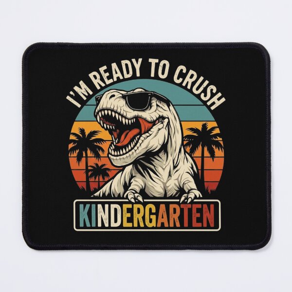 Item preview, I'm Ready to Crush Kindergarten Dinosaur Boy First Day Kid T-Shirt designed and sold by ChockletBoy.