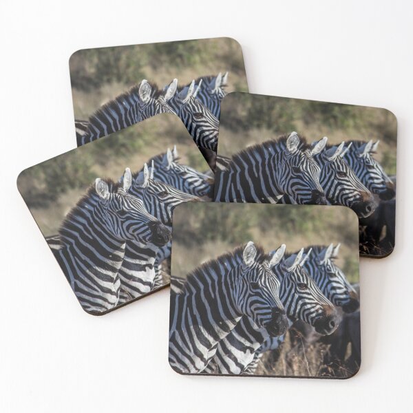 Item preview, Trio of Wild Zebras in the African Bush designed and sold by OlaniPictures.